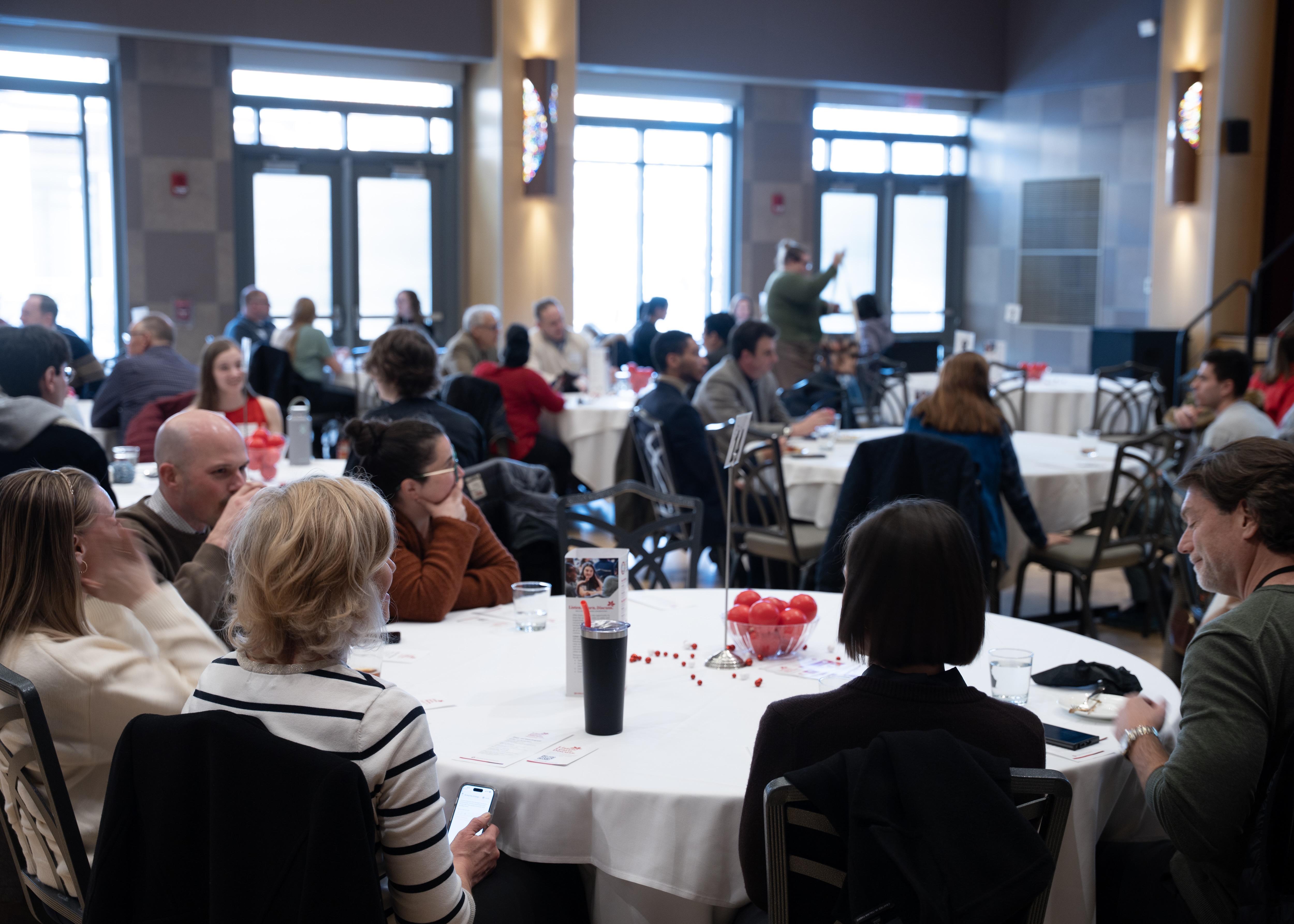 Participants practice civil discouse at Buckeye Day of Dialogue